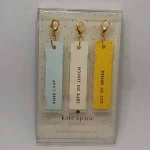 kate spade Boss Lady Planner Charm Set